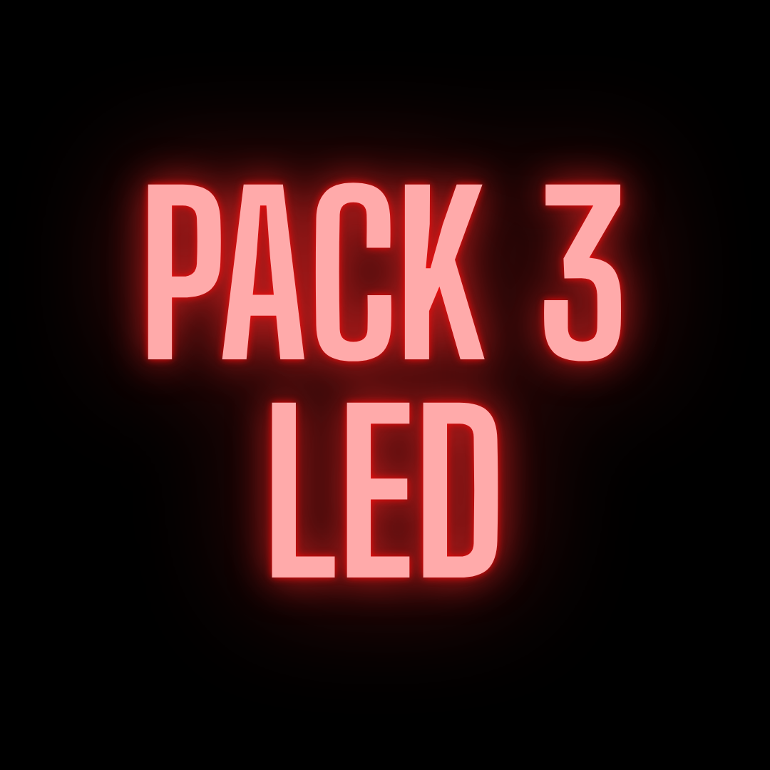 Pack 3 LED
