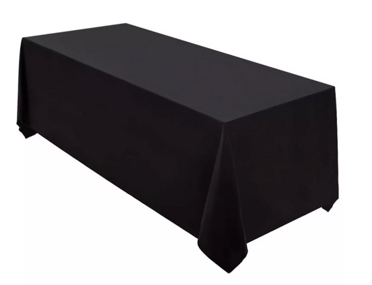 Mantel rectangular negro